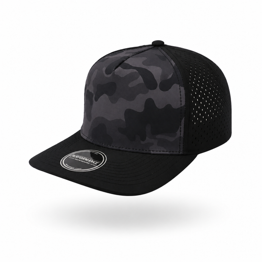 Black Camo 5 Panel Performance