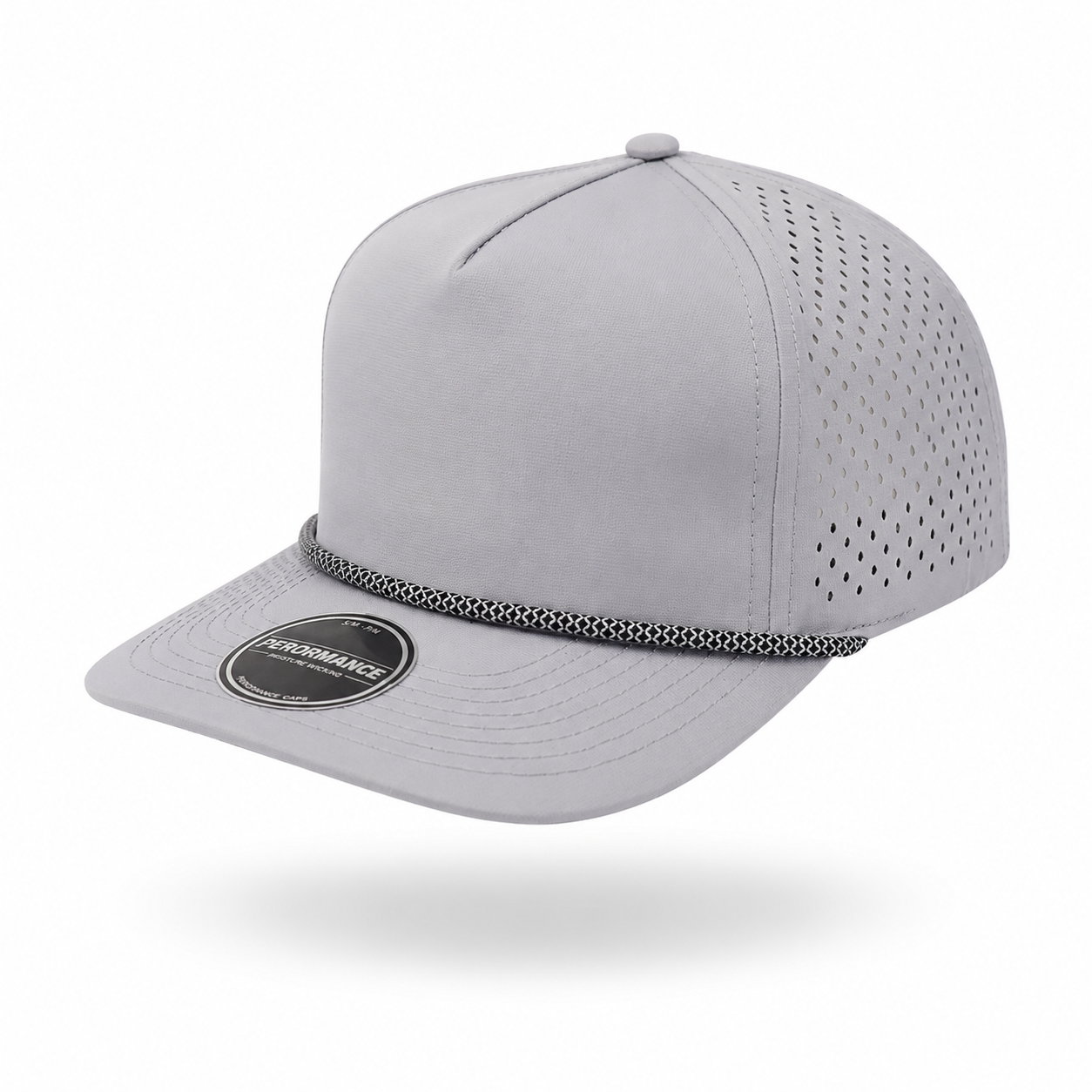 Light Grey with Chainlink Rope 5 Panel Performance